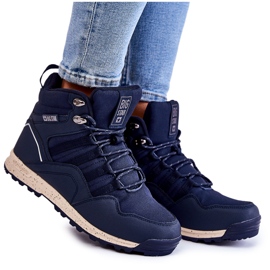Scarpe da Trekking Alte da Donna Big Star KK274611 Blu Navy