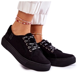 Sneakers da Donna Memory Foam System Big Star KK276001 Nere nero