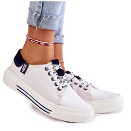 Sneakers da donna Memory Foam System Big Star KK276002 Bianche bianco