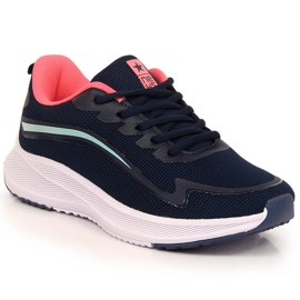 Scarpe sportive da donna per fitness blu navy NEWS