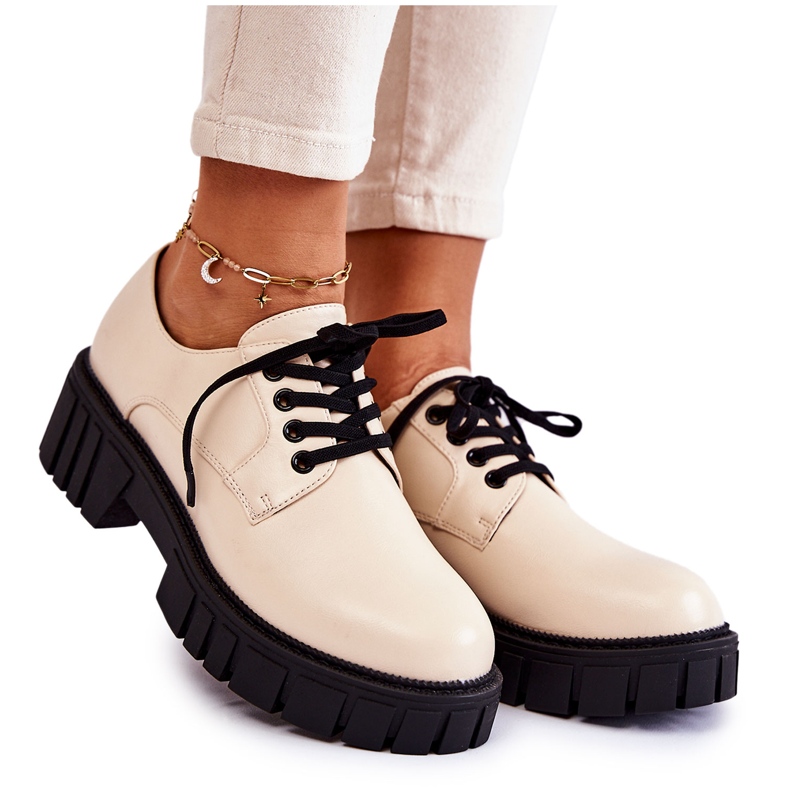 Scarpe in pelle alla moda La.Fi 210013BE-PU beige