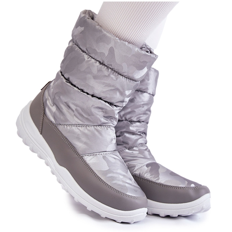 Stivali da neve alti da donna Big Star KK274600 grigio