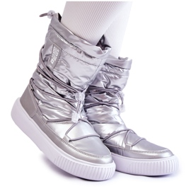 Doposci isolati da donna Big Star KK274195 Silver argento