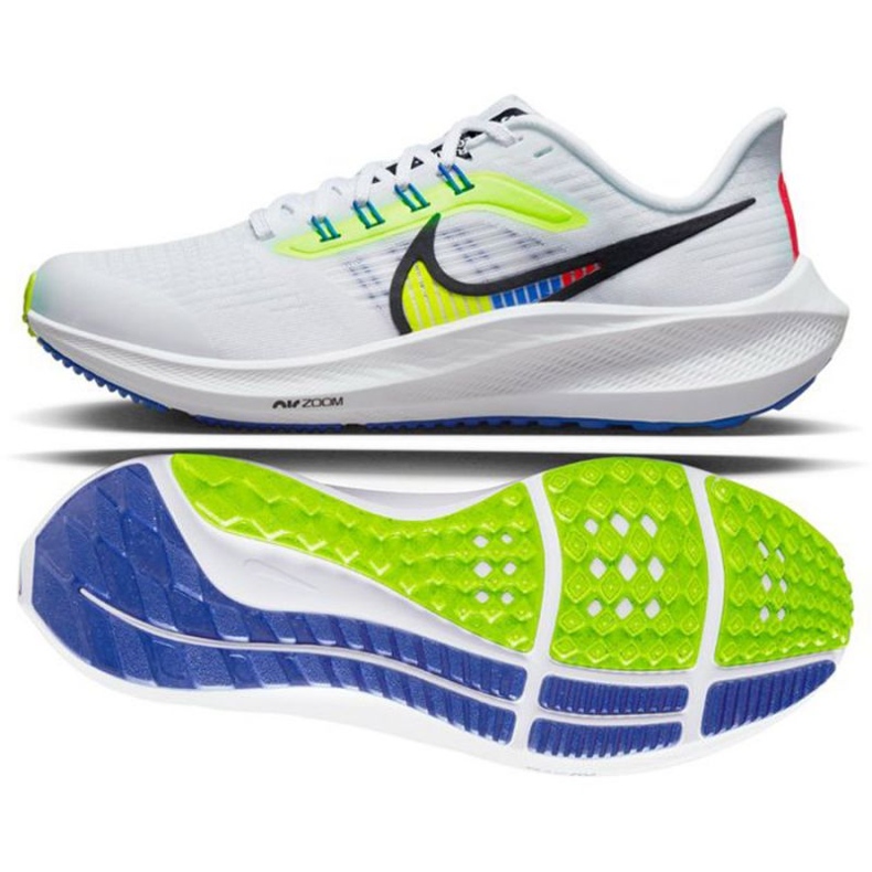 Scarpa da corsa Nike Air Zoom Pegasus 39 Gs Jr DM4015 100 bianca multicolore