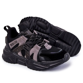 Scarpe sportive da uomo leggere Big Star KK174054 nere nero