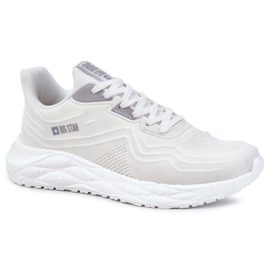 Scarpe sportive da uomo leggere Big Star KK174017 bianche bianco