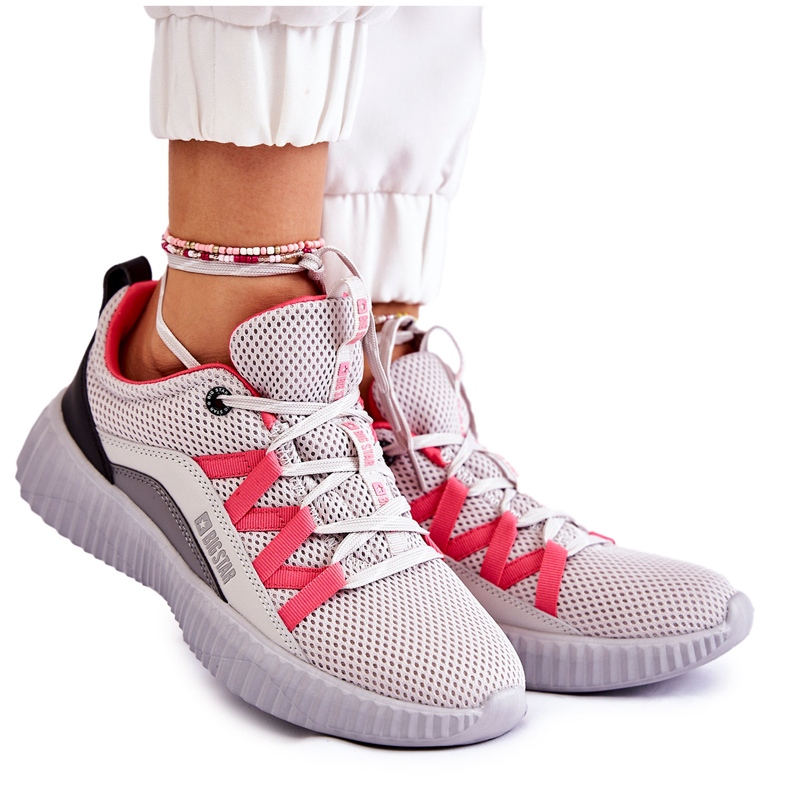 Scarpe sportive da donna Sneakers Big Star KK274060 Grigio
