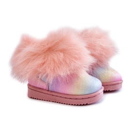 Stivali Da Neve Ariana Multicolore Con Pelliccia