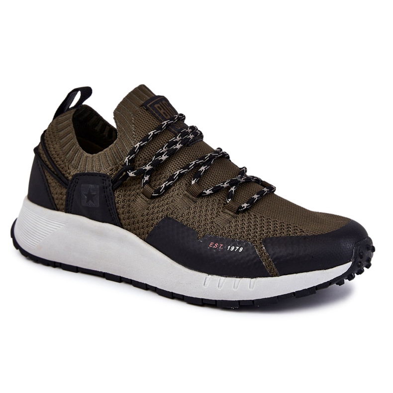 Scarpe sportive da uomo Big Star KK174014 Khaki verde