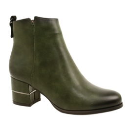 Stivali alla moda per le donne Olive M.Daszyński SA125A-2 multicolore verde