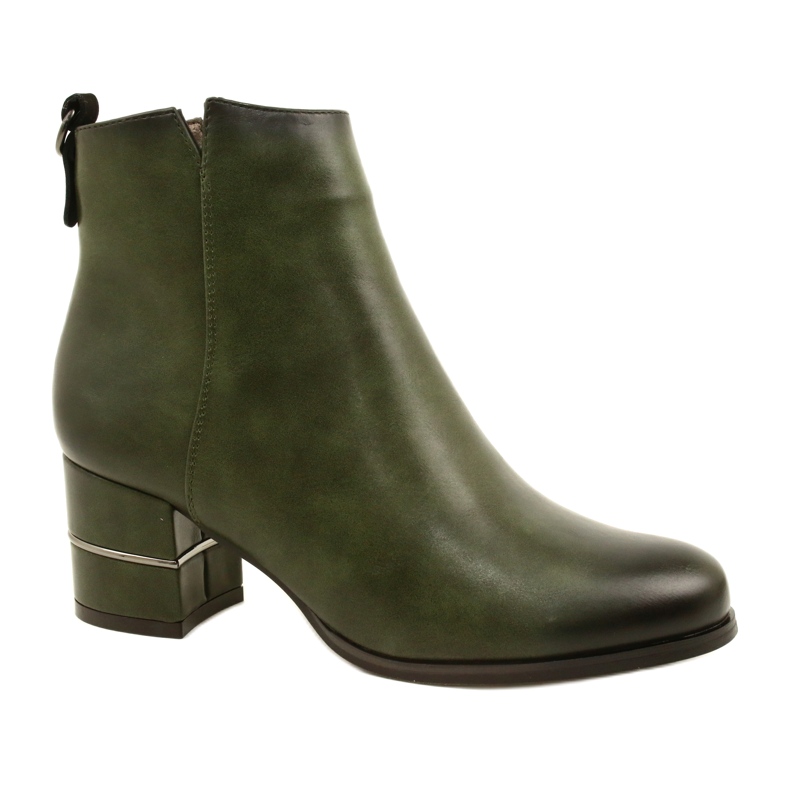 Stivali alla moda per le donne Olive M.Daszyński SA125A-2 multicolore verde