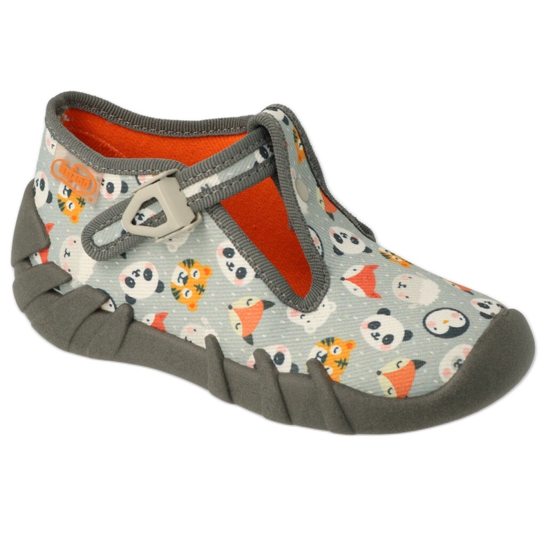 Scarpe per bambini Befado 110P460 Panda grigio multicolore
