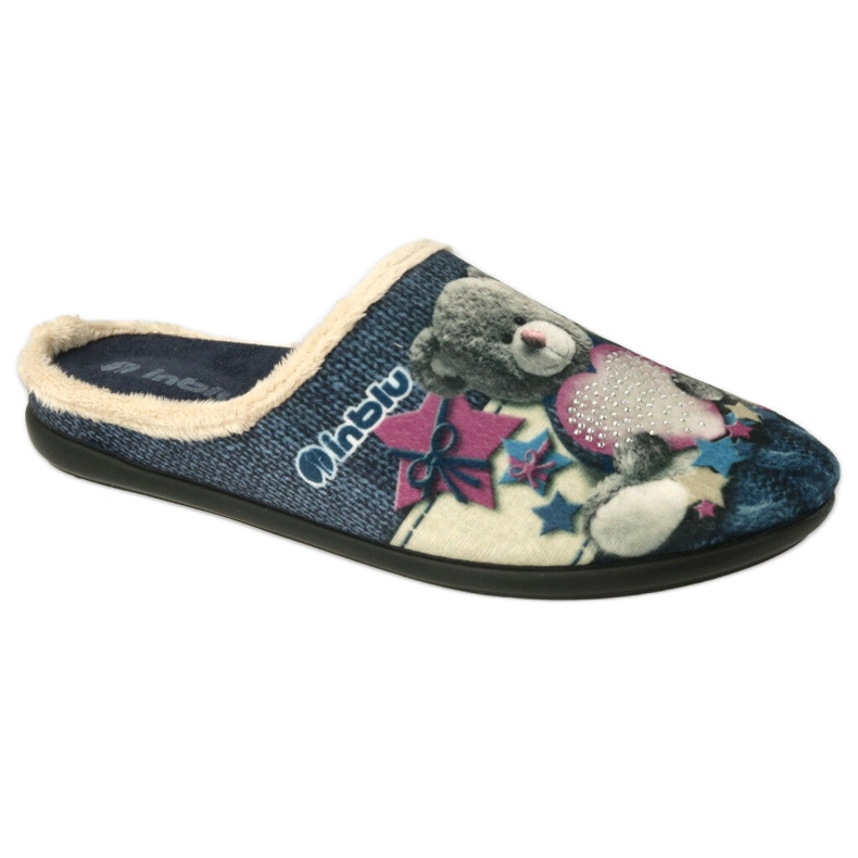 Ciabatte da donna Inblu 155D210 con applicazione orsetto con cuore