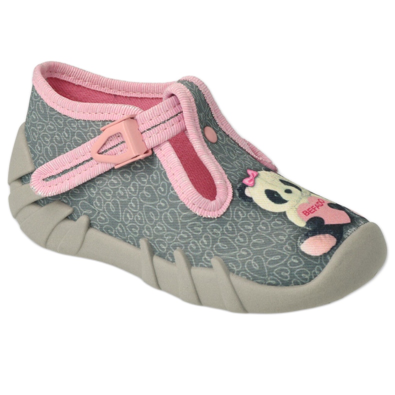 BEFADO S.A. Scarpe per bambini Befado 110P470 rosa grigio