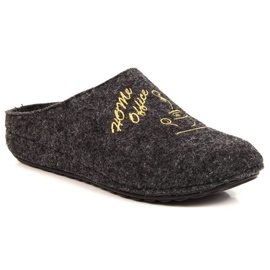 Filippo Pantofole in feltro comfort Panto Fino W INT1768 grigio