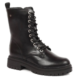 Stivali in pelle con isolamento Filippo W PAW380 nero