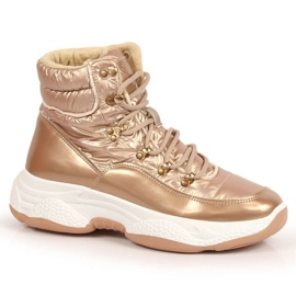 Scarpe sportive ad alto isolamento Vinceza W JAN163B d'oro