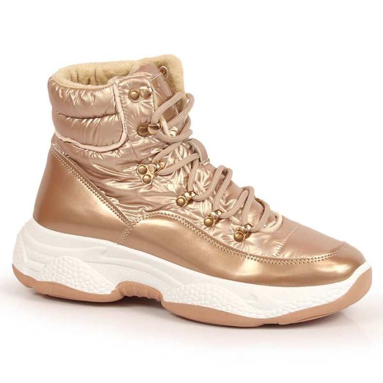 Scarpe sportive ad alto isolamento Vinceza W JAN163B d'oro