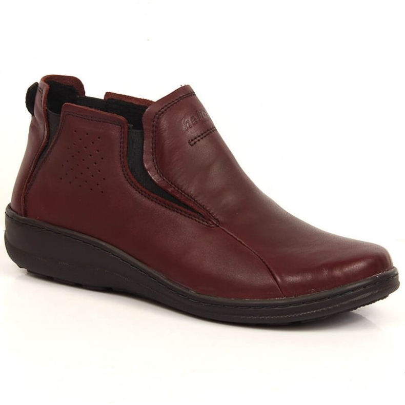Comodi stivali in pelle Helios W H566B chiaretto