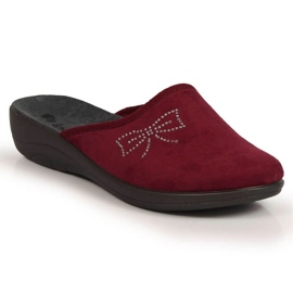 Comode ciabatte piene di Inblu W ARC19 rosso multicolore