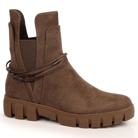 Stivali isolanti slip-on Vinceza W JAN157B marrone