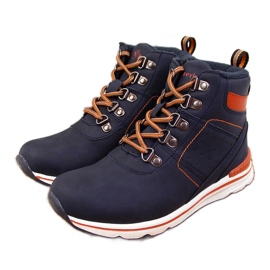Stivali da ragazzo con cerniera McKeylor blu navy