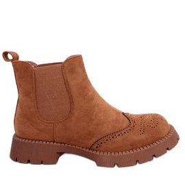 PA1 Stivaletti Chelsea da donna Ethel Camel marrone