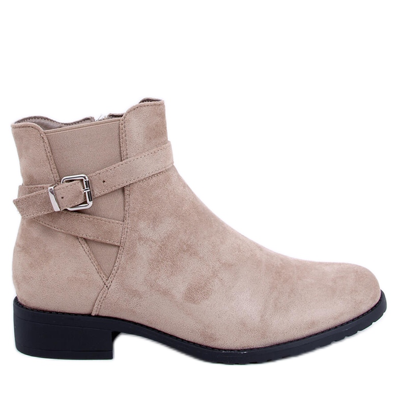 PA1 Stivaletti Tourel Khaki Suede da donna beige