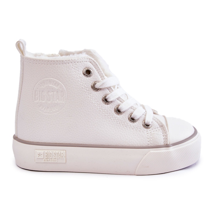 Sneakers alte da bambino Big Star KK374227 Bianche bianca