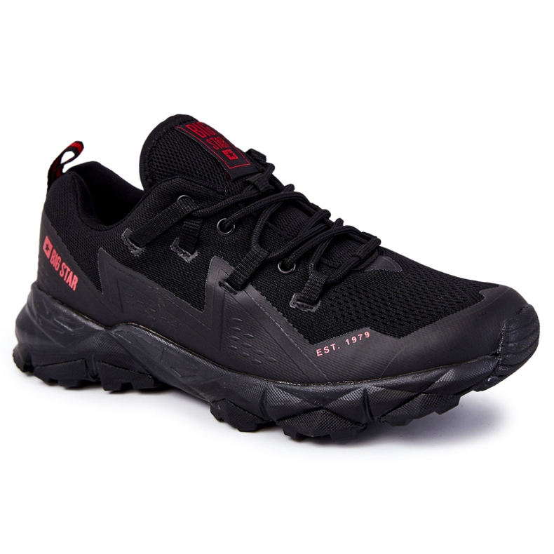Scarpe sportive da uomo Memory Foam Big Star KK174109 Nero