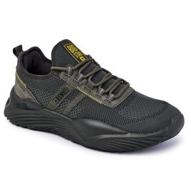 Scarpe sportive da uomo Memory Foam Big Star KK174256 Khaki verde