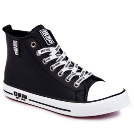 Sneakers da uomo con isolamento alto Big Star KK274346 nere nero
