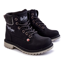Stivali neri per bambini Lee Cooper LCJ-22-01-1491 nero