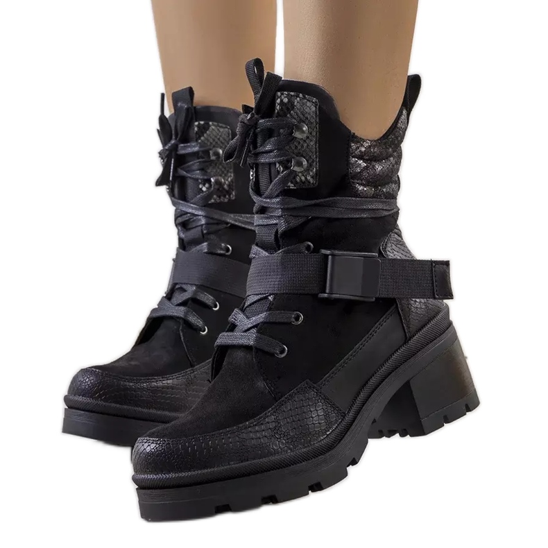 BM Scarpe col tacco alto Pilastri nere nero