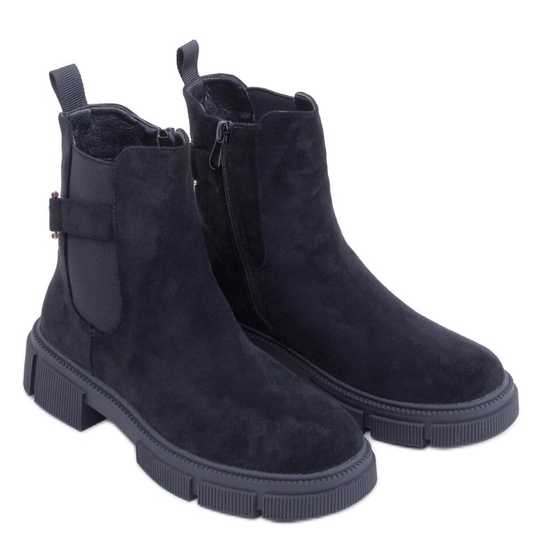 BM Stivaletti Chelsea da donna Chance Black nero