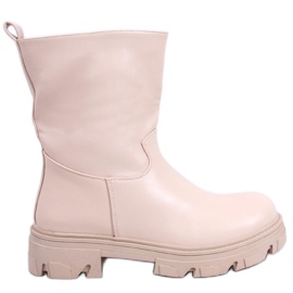 Stivaletti Stevens Beige con tomaia dritta