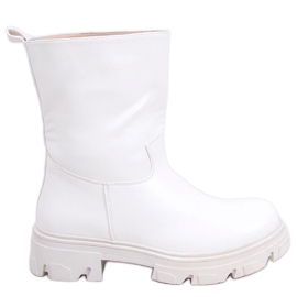 BM Stivaletti dritti Stevens White bianca