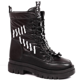 Doposci da donna stringati con plateau Vinceza nero