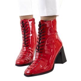 BM Stivale Belisa in vernice rossa rosso