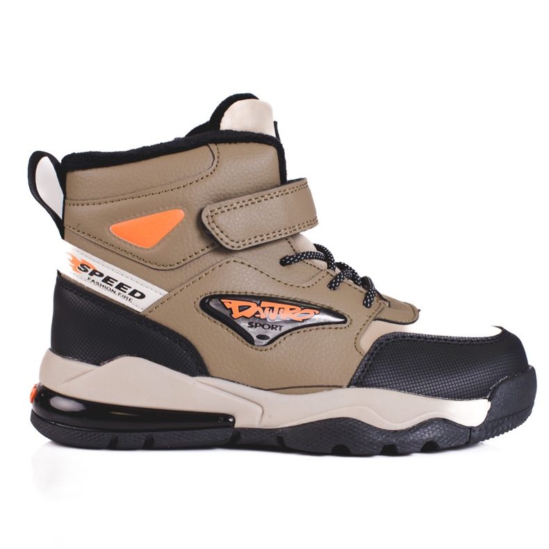 Stivaletti stringati da ragazzo Shelovet beige