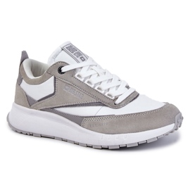 Scarpe sportive da uomo Big Star KK174021 Bianco-Grigio