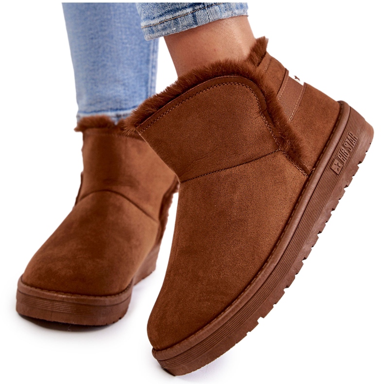 Stivali da neve marroni da donna Big Star KK274620 marrone