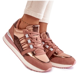Scarpe sportive alla moda da donna Big Star KK274111 rosa