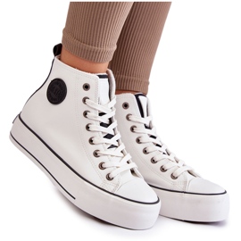 Sneakers alte da donna Big Star KK274170 Bianche bianco