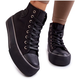Sneakers alte da donna Big Star KK274173 nere nero