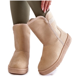 Stivali da neve alti da donna Big Star KK274617 Beige chiaro