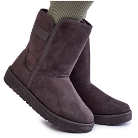 Stivali da neve alti da donna Big Star KK274619 grigio