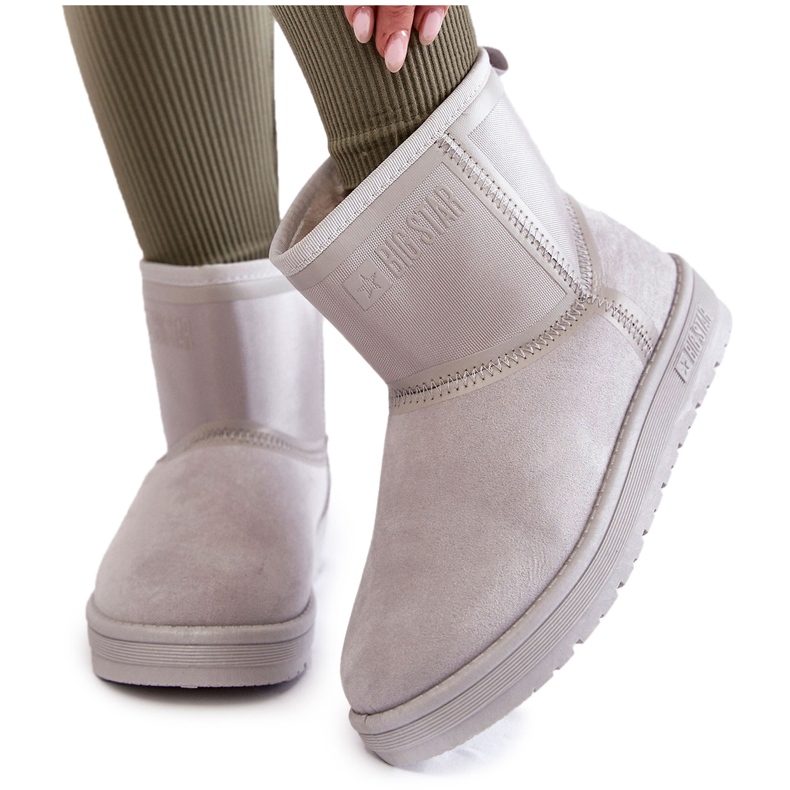 Stivali da neve slip-on da donna Big Star KK274613 grigi grigio