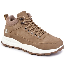 BM Calde scarpe da trekking da uomo Trappers Beige Otto