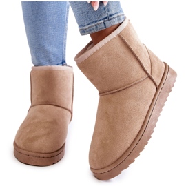 Stivali da neve isolanti da donna, beige chiaro